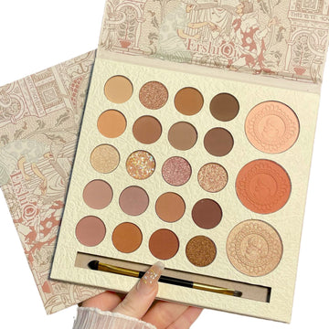 Boîte de maquillage palette de fards à paupières 24 couleurs contouring souligner rougir coffret de maquillage multifonctionnel
